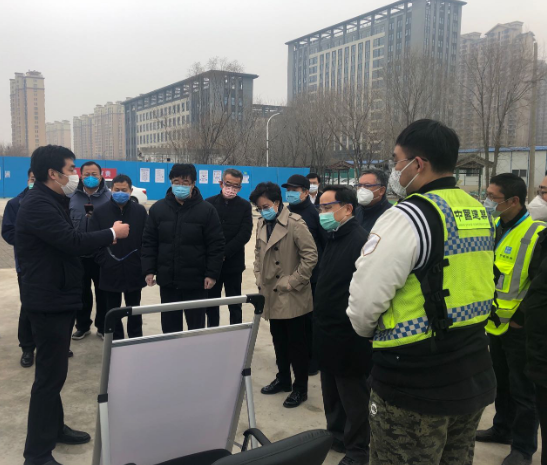 馬澤平陪同中國人民大學(xué)黨委書記、校長檢查中國人民大學(xué)通州新校區(qū)項(xiàng)目疫情防控、工程